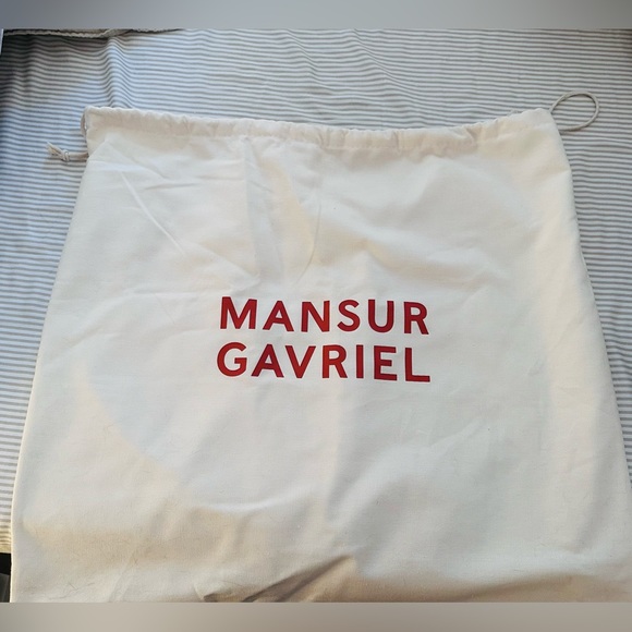 Mansur Gavriel Mini Bucket Bag - Black Flamma (Saffiano) - Picture 4 of 5